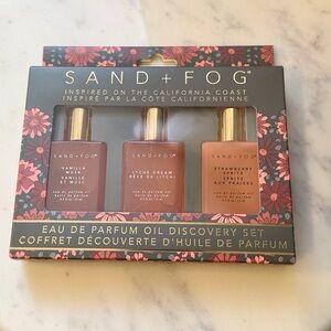 SAND + FOG Eau de Parfum Oil Discovery Set - Vanilla, Lychee, Strawberry